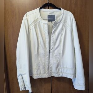 Kate & Mallory Faux Leather Jacket - 3X